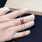 Loco JEUX BRACELET CARNELIAN PINK GOLD 1 DIAMOND