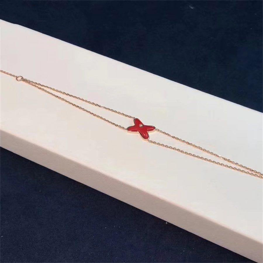 Loco JEUX BRACELET CARNELIAN PINK GOLD 1 DIAMOND