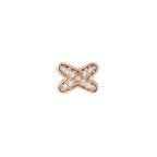 Loco JEUX DE PINK GOLD DIAMOND EARRINGS