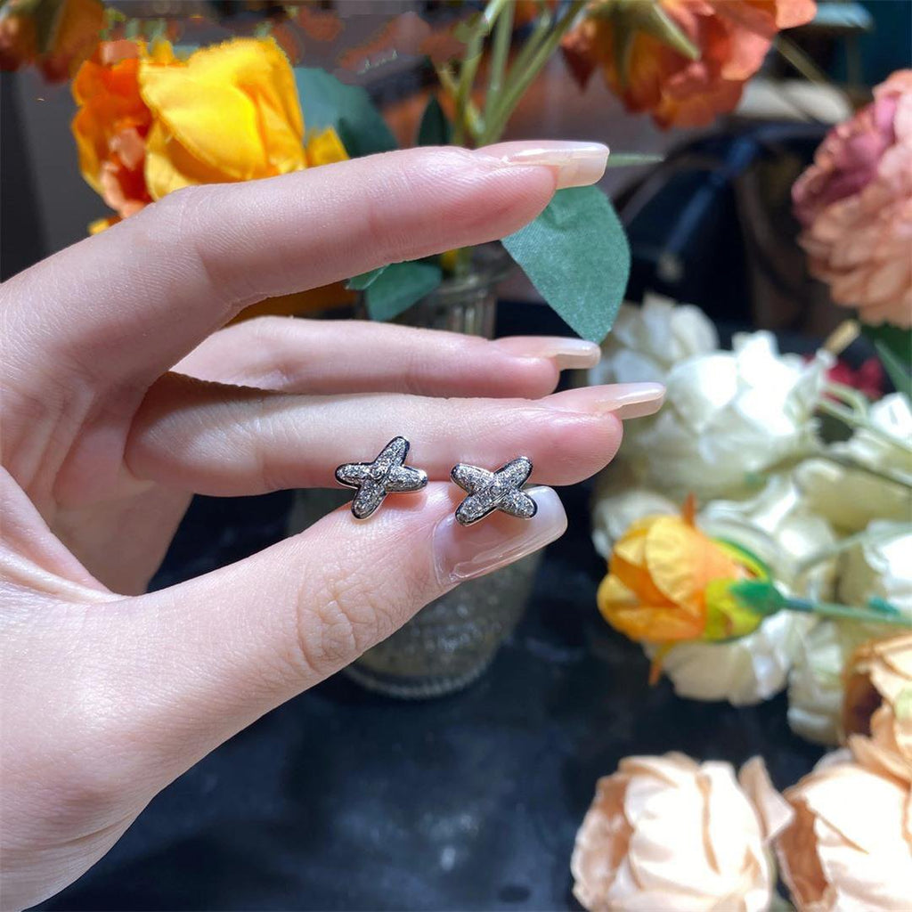 Loco JEUX DE SILVER DIAMOND EARRINGS