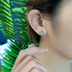 Loco JEUX DE SILVER DIAMOND EARRINGS