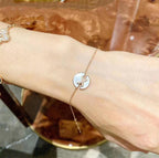 Loco JEUX DE BRACELET MOP PINK GOLD DIAMONDS
