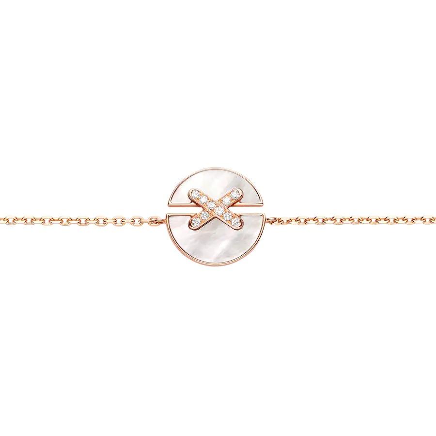Loco JEUX DE BRACELET MOP PINK GOLD DIAMONDS
