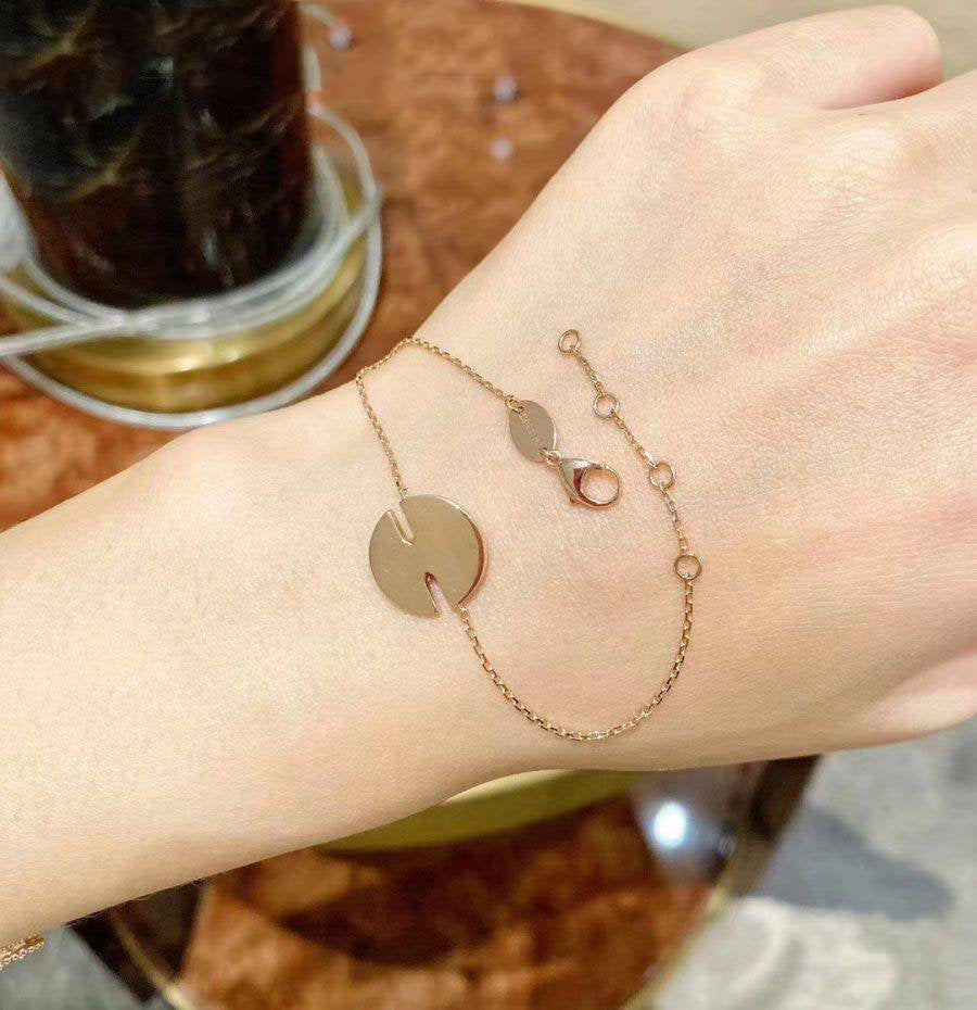 Loco JEUX DE BRACELET MOP PINK GOLD DIAMONDS