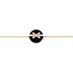 Loco JEUX DE BRACELET ONYX PINK GOLD DIAMOND