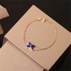 Loco Hollow Design Four-Leaf Clover Flower Shape Ring
