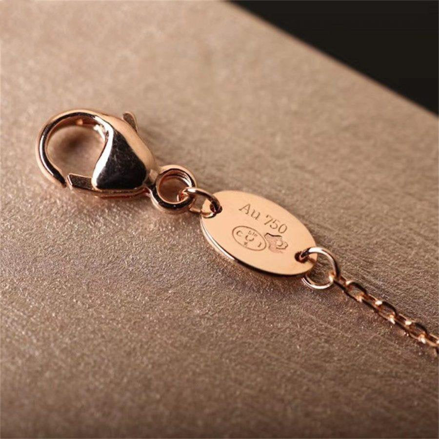 Loco Hollow Design Four-Leaf Clover Flower Shape Ring