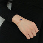 Loco Hollow Design Four-Leaf Clover Flower Shape Ring