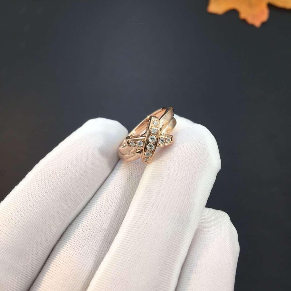 Loco JEUX DE PINK GOLD DIAMOND RING
