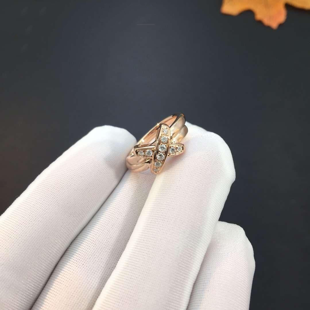 Loco JEUX DE PINK GOLD DIAMOND RING