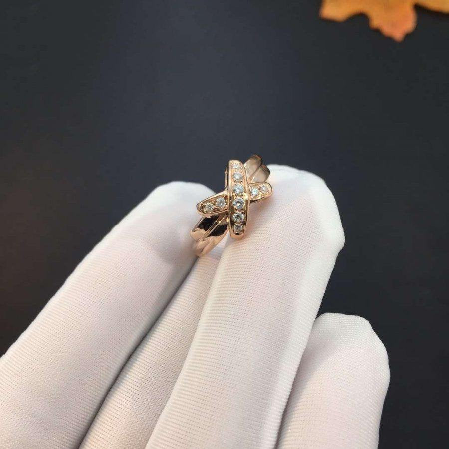 Loco JEUX DE PINK GOLD DIAMOND RING