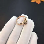 Loco JEUX DE PINK GOLD DIAMOND RING