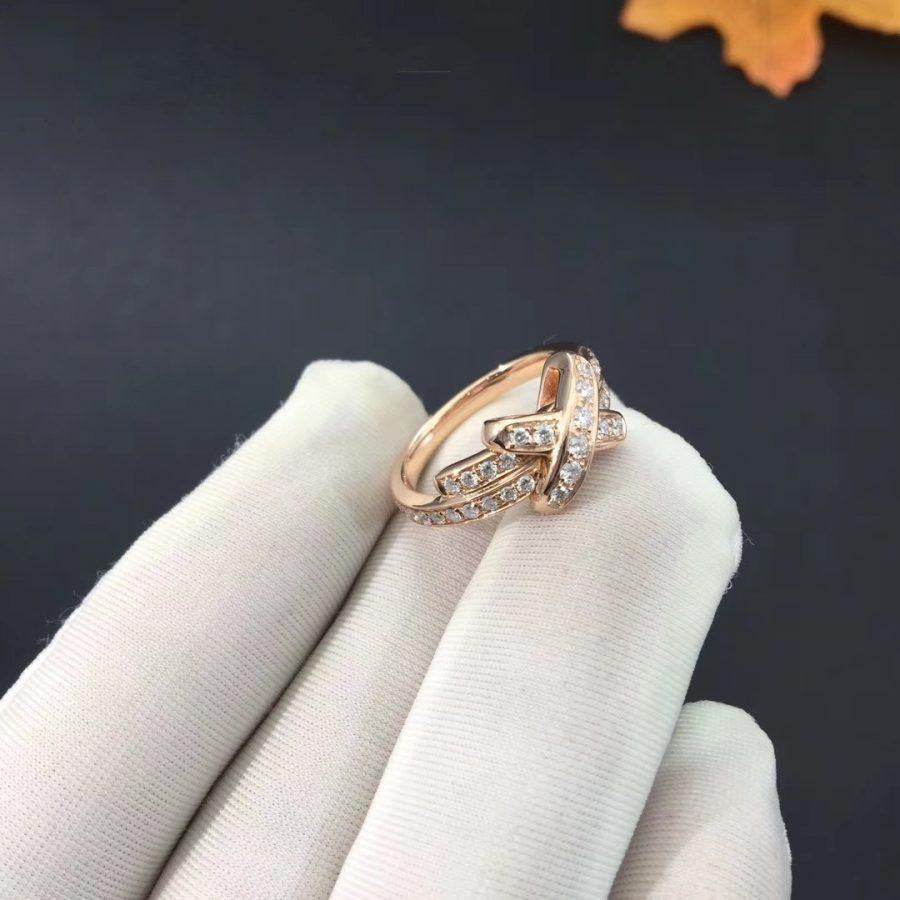 Loco JEUX DE RING PINK GOLD DIAMOND