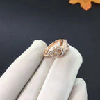 Loco JEUX DE RING PINK GOLD DIAMOND