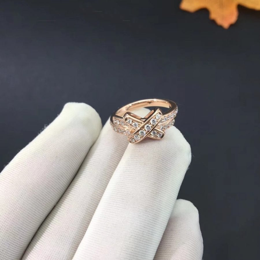 Loco JEUX DE RING PINK GOLD DIAMOND