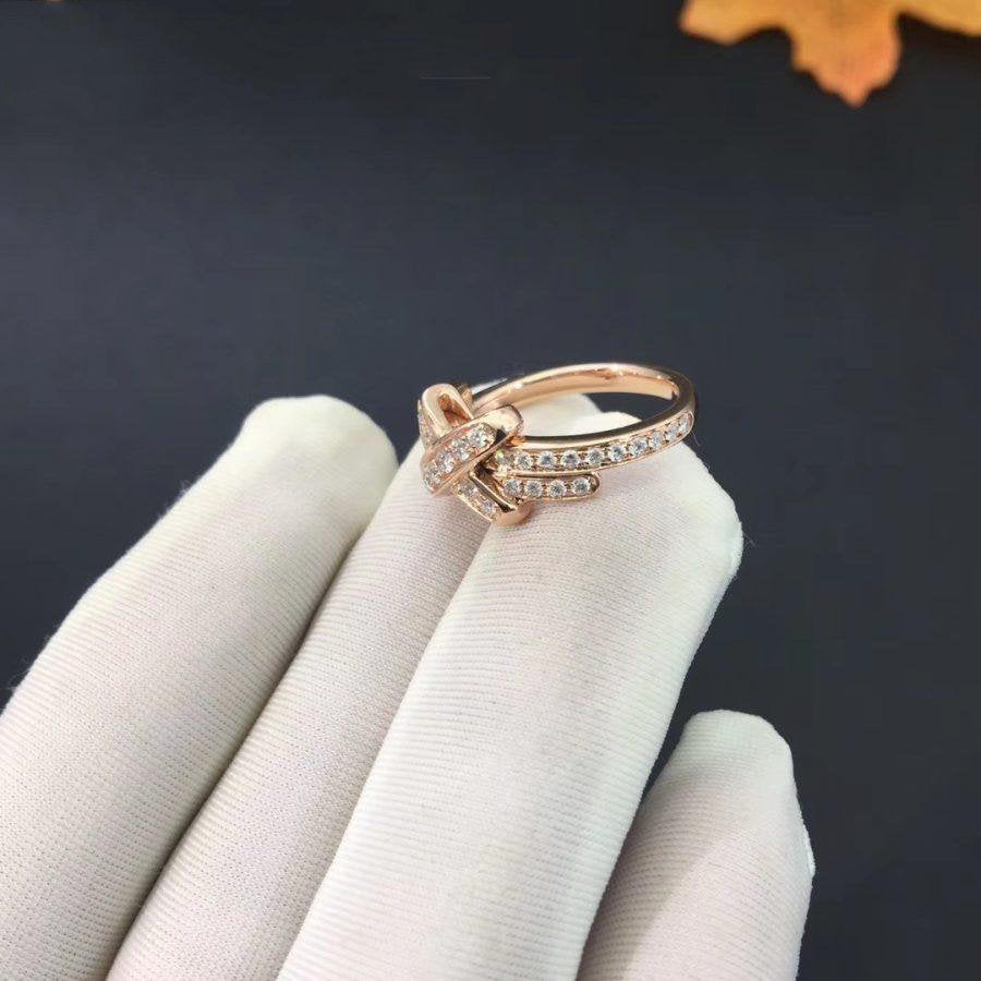 Loco JEUX DE RING PINK GOLD DIAMOND
