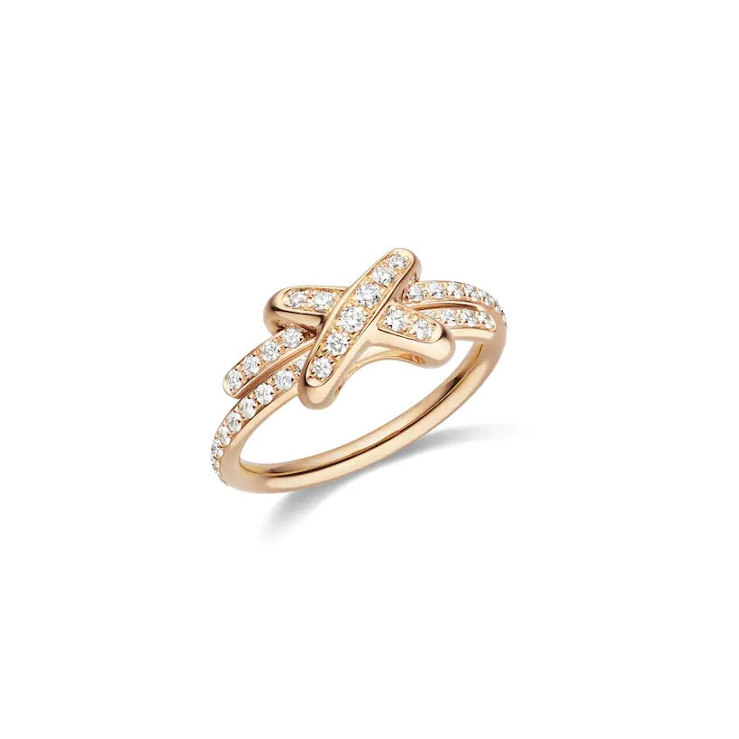 Loco JEUX DE RING PINK GOLD DIAMOND
