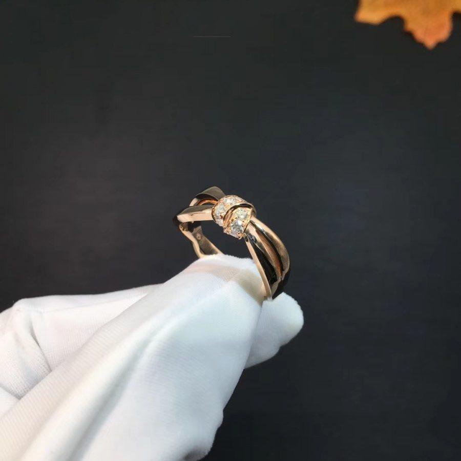 Loco LIENS RING PINK GOLD DIAMOND