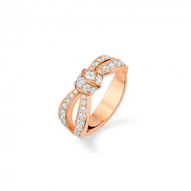 Loco LIENS PINK GOLD DIAMOND RING