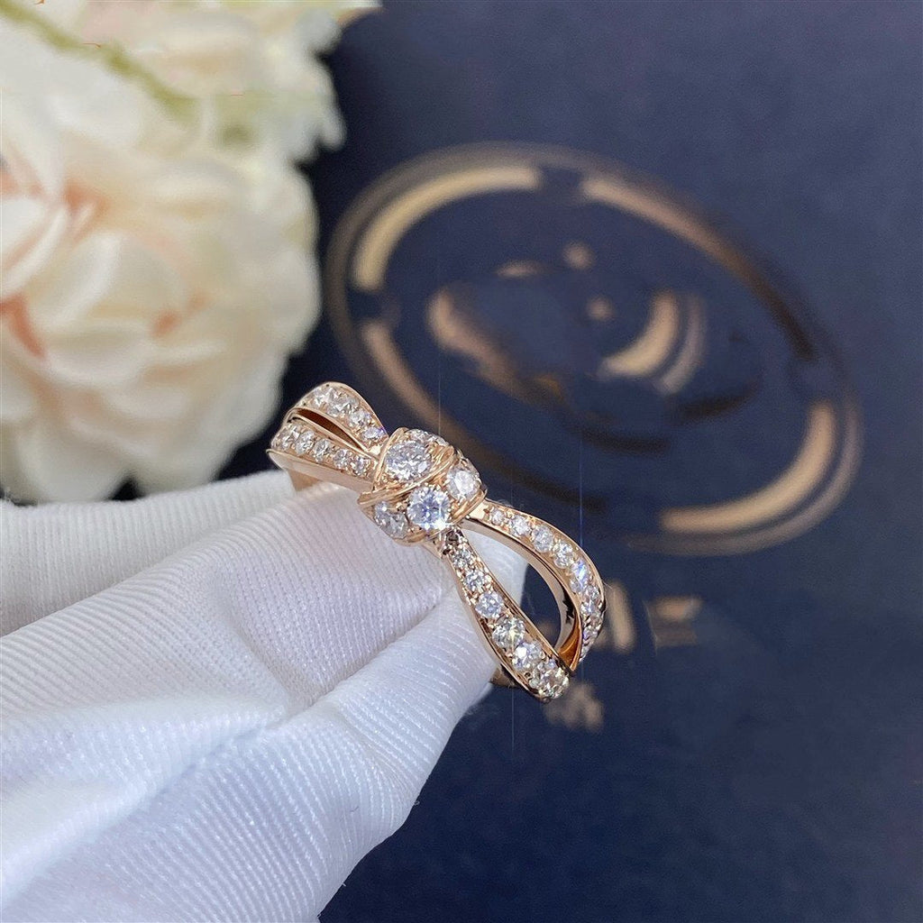 Loco LIENS PINK GOLD DIAMOND RING