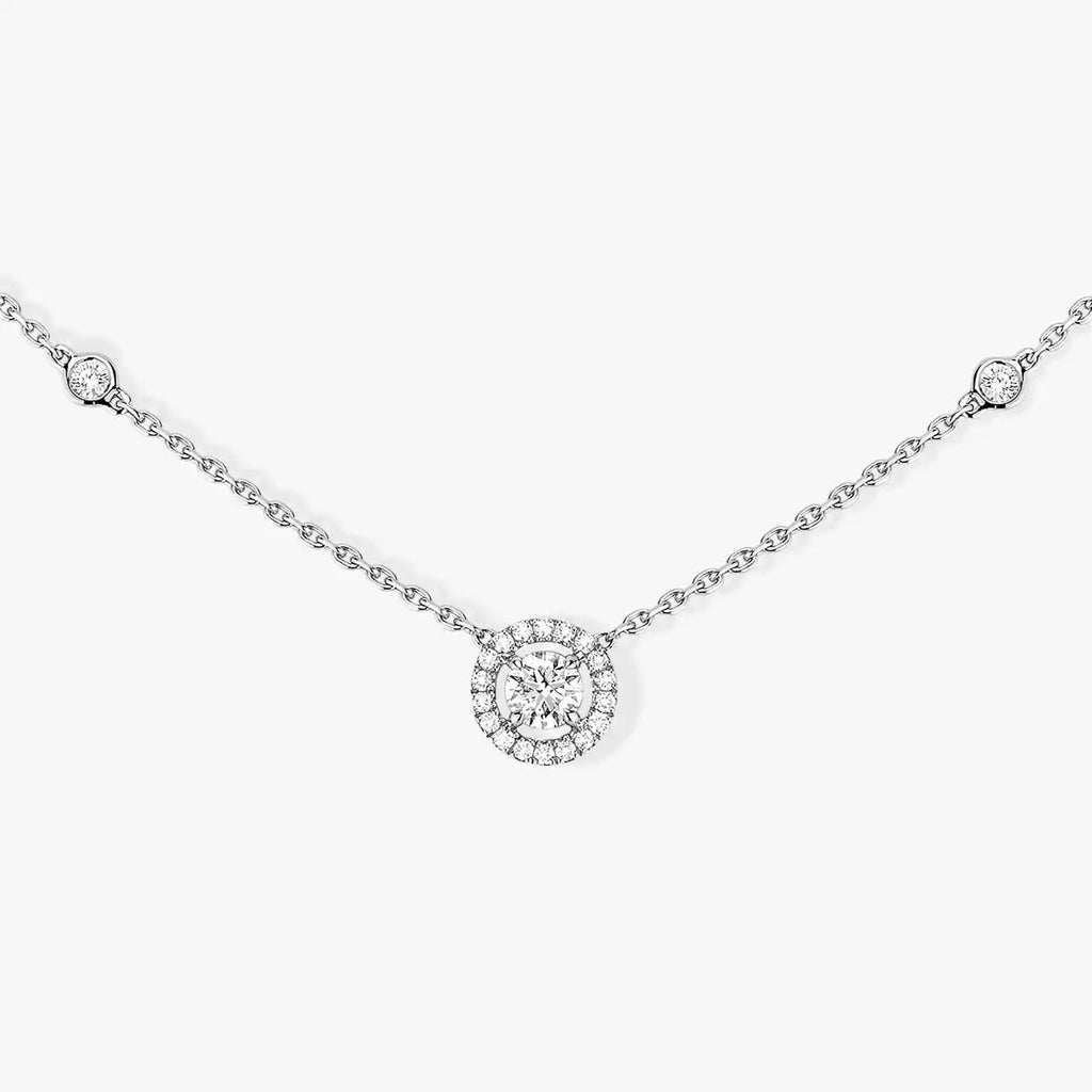 [Loco jewelrys]Diamond Necklace 0,20ct Brilliant Shape Joy