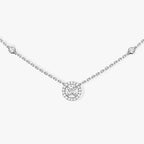 [Loco jewelrys]Diamond Necklace 0,20ct Brilliant Shape Joy