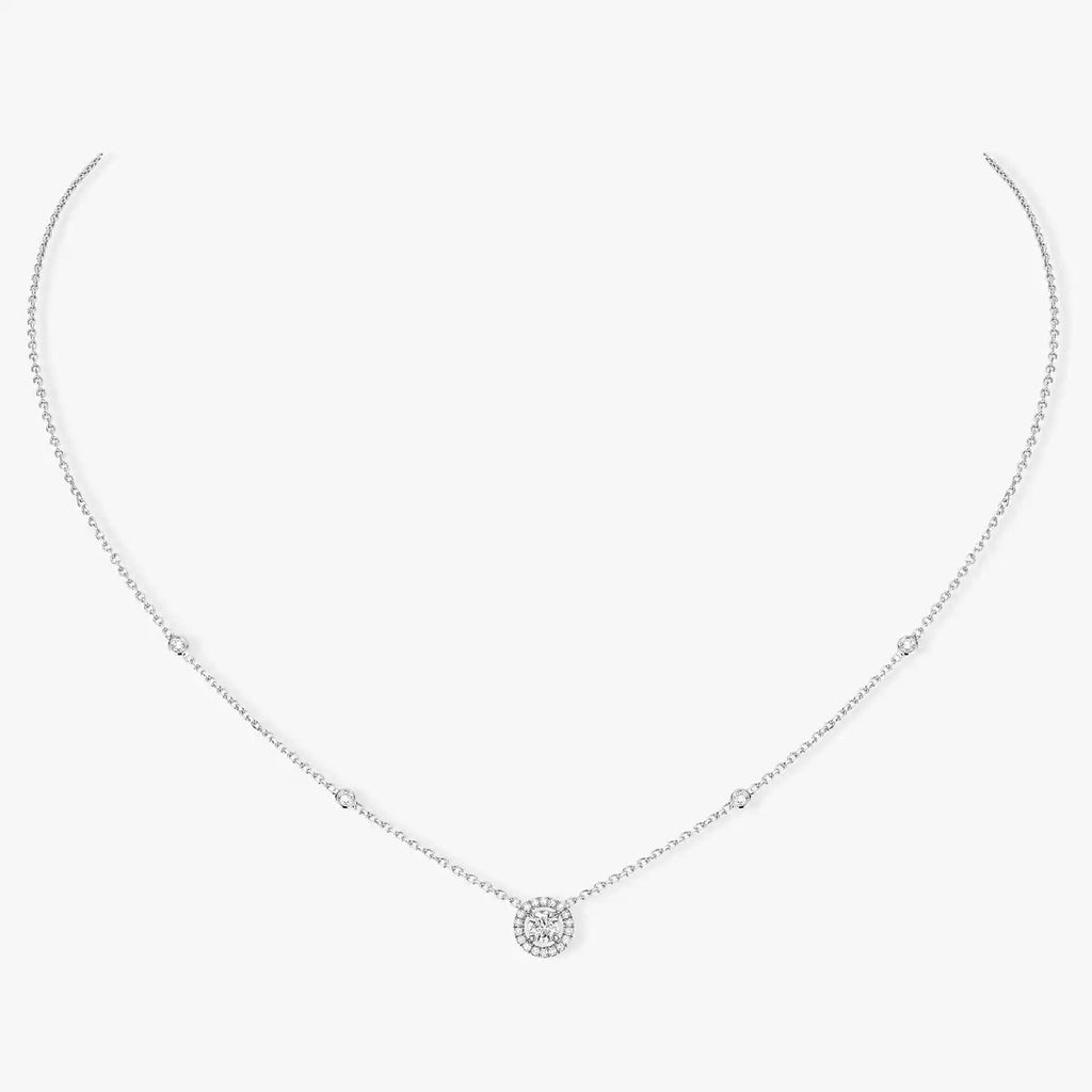 [Loco jewelrys]Diamond Necklace 0,20ct Brilliant Shape Joy