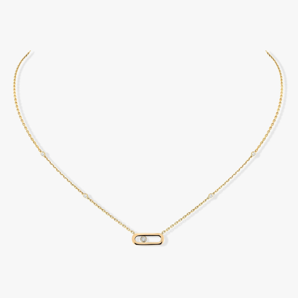 [Loco jewelrys]MOVE UNO DIAMOND NECKLACE
