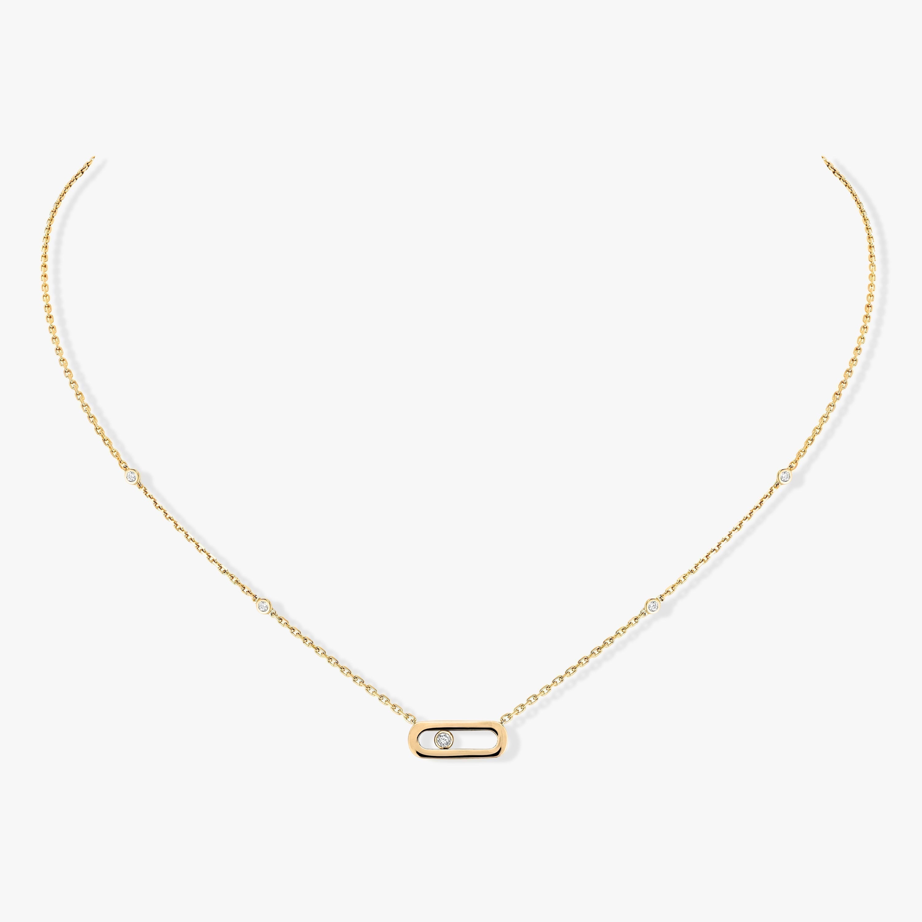 [Loco jewelrys]MOVE UNO DIAMOND NECKLACE
