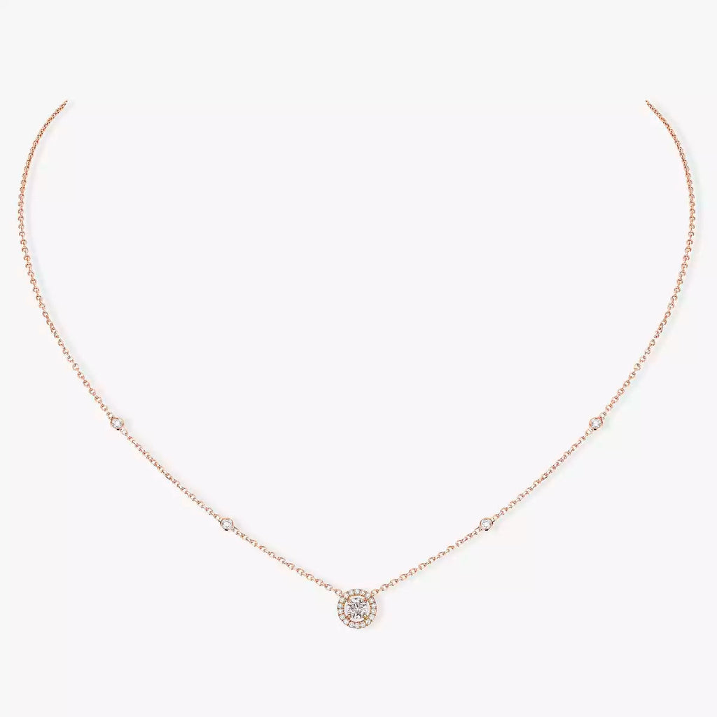 [Loco jewelrys]Diamond Necklace 0,20ct Brilliant Shape Joy
