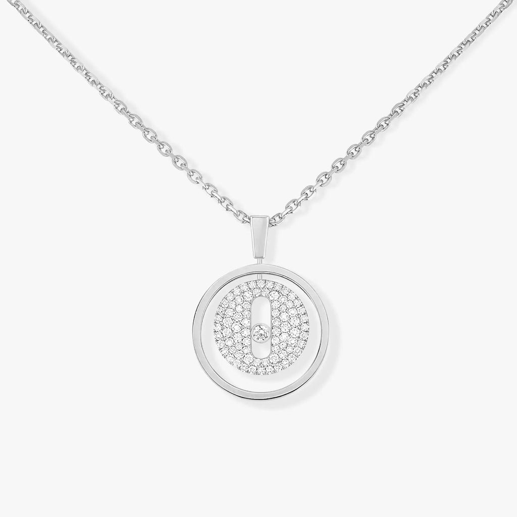 [Loco jewelrys]LUCKY MOVER PM PAVED NECKLACE