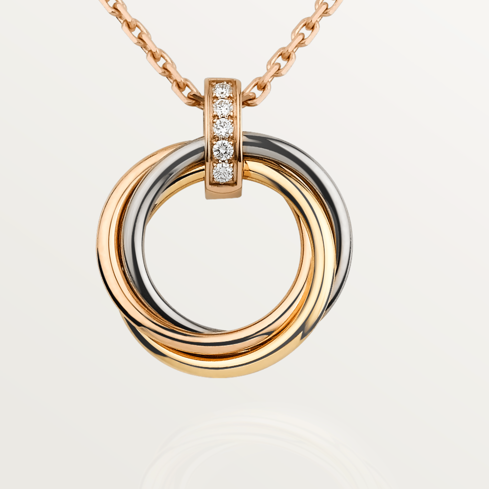 Loco TRINITY NECKLACE GOLD  DIAMONDS