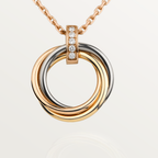 Loco TRINITY NECKLACE GOLD  DIAMONDS