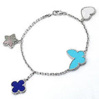 Loco LUCKY SPRING SILVER BRACELET 4 MOTIF