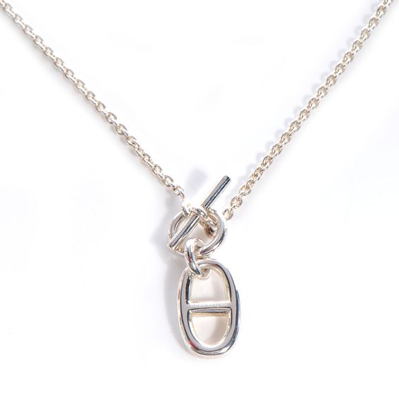 Loco HM CHAINE D'ANCRE PENDANT NECKLACE STERLING SILVER
