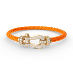 Loco FORCE LARGE HORSESHOE FULL DIAMOND BRACELET GOLD