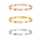 [Loco ] 2026 RAINBOW LOVE BRACELET 6.1MM  10 DIAMONDS