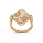 Loco CLOVER RIVERSIBLE ROSE GOLD RING
