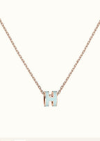 Loco POP H LIGHT BLUE NECKLACE