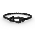 Loco FORCE LARGE SERIES HORSESHOE BLACK SAMURAI BRACELET