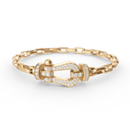Loco FORCE LARGE HORSESHOE CLASP  METAL BRACELET