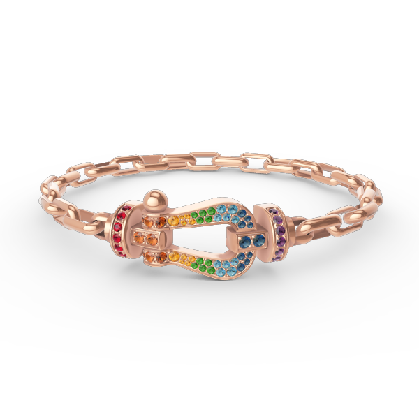 Loco FORCE LARGE HORSESHOE CLASP  METAL BRACELET