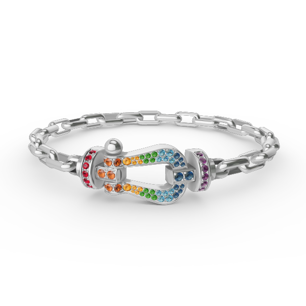 Loco FORCE LARGE HORSESHOE CLASP  METAL BRACELET