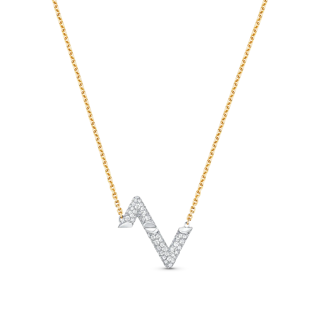 Loco VOLT SILVER DIAMOND PEDANT NECKLACE