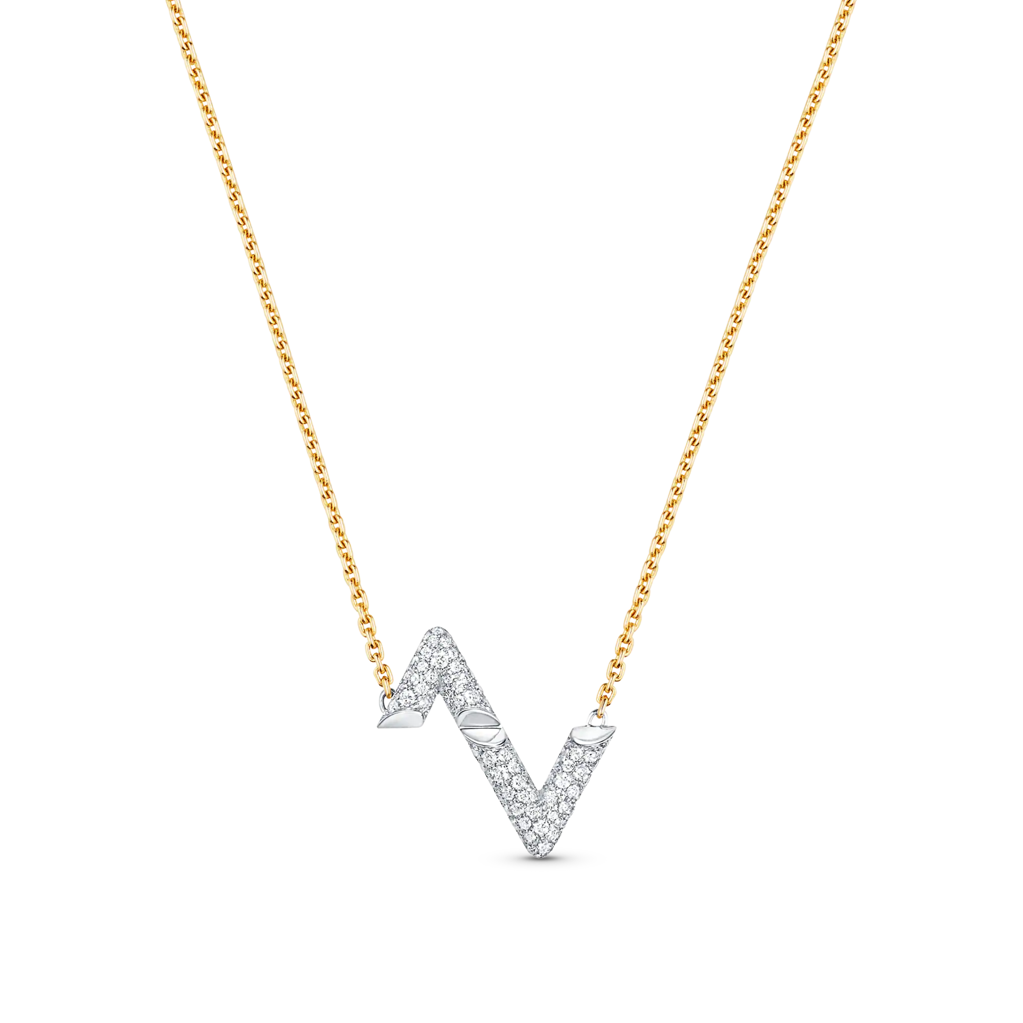 Loco VOLT SILVER DIAMOND PEDANT NECKLACE
