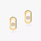 [Loco jewelrys]So Move Diamond Earrings in Yellow Gold