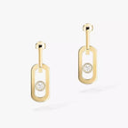 [Loco jewelrys] So Move XL Diamond Hoop Earring