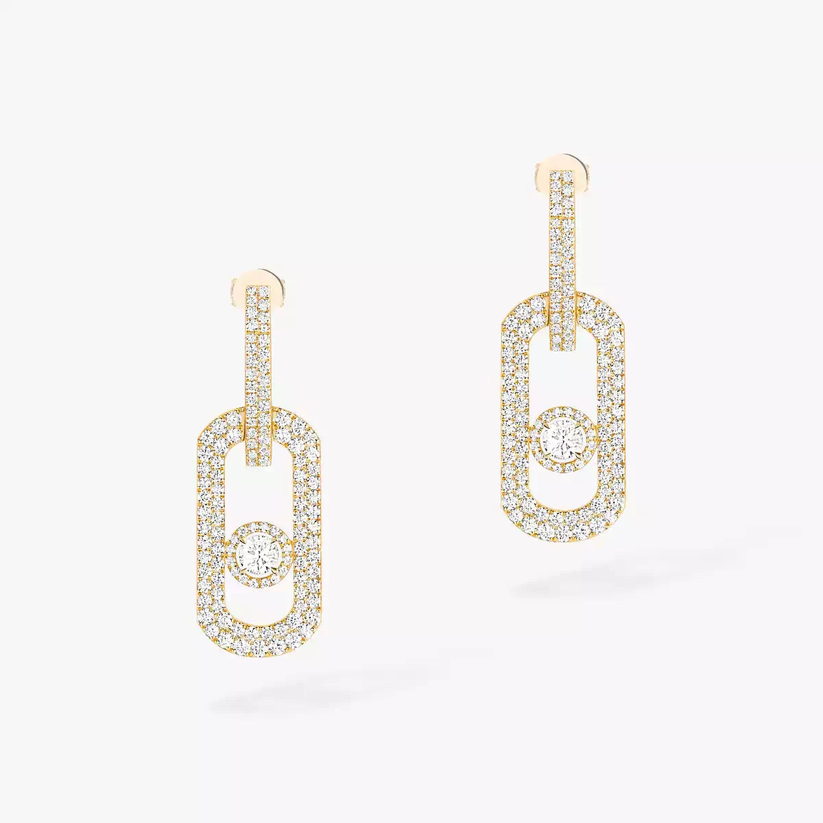 [Loco jewelrys]So Move XL Pave_-Set Diamond Pendant Earrings