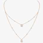 [Loco jewelrys]MY TWIN 2 ROW DIAMOND NECKLACE