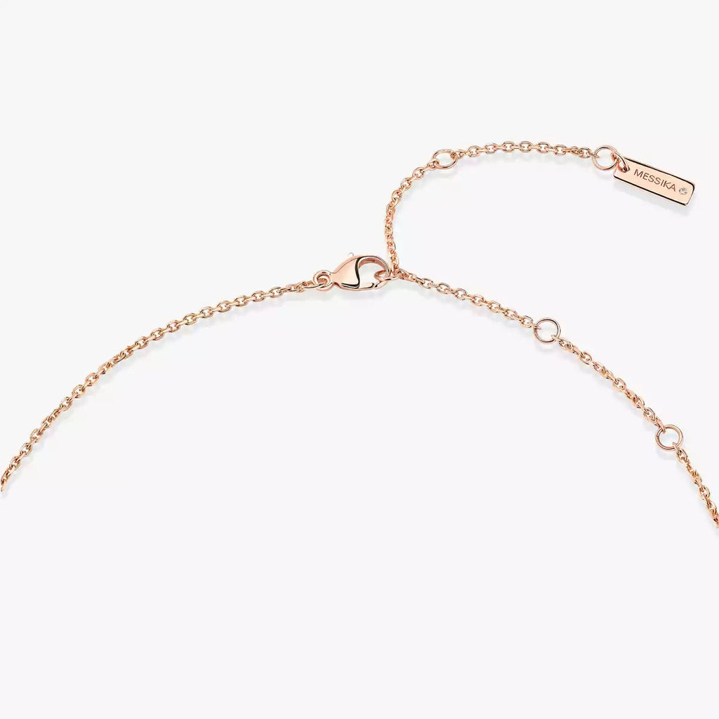[Loco jewelrys]Lucky Eye Diamond Necklace in Rose Gold and Turquoise